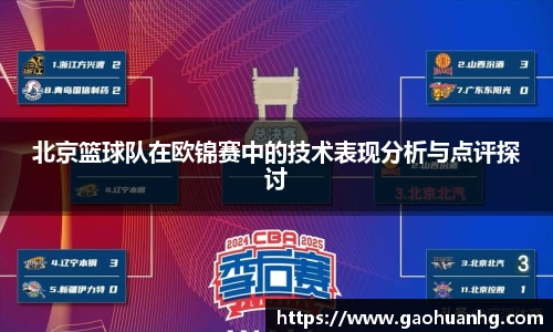 北京篮球队在欧锦赛中的技术表现分析与点评探讨